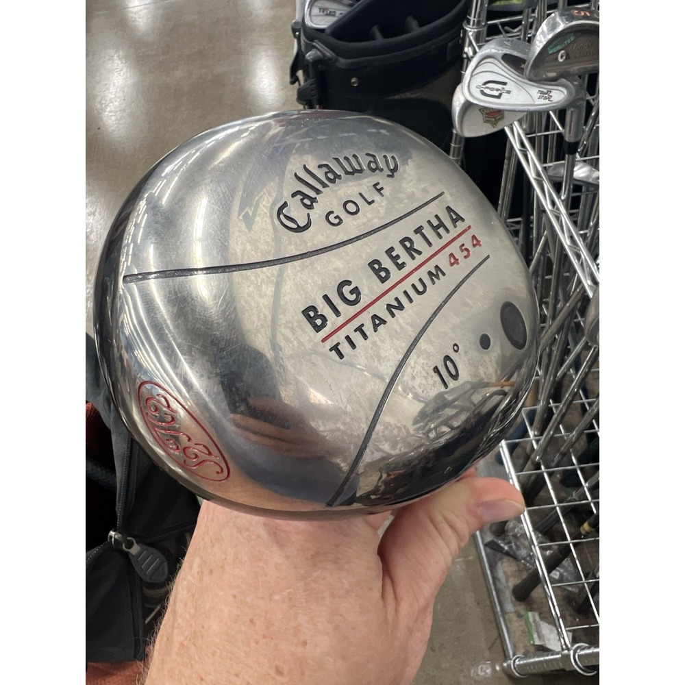 Callaway Big Bertha Titanium 454 10° Driver ⛳️ RCH 65w Regular Graphite Shaft RH